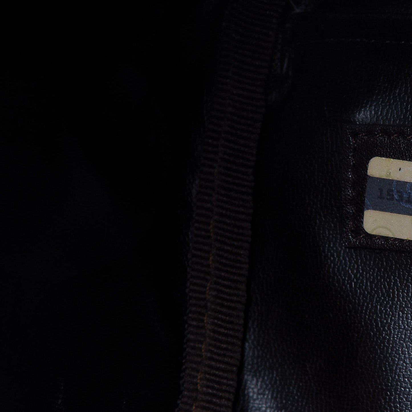 Calfskin Stitched CC Boston Brown