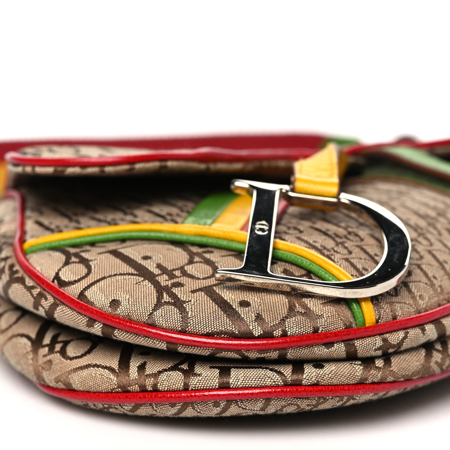 Monogram Rasta Saddle Bag Beige