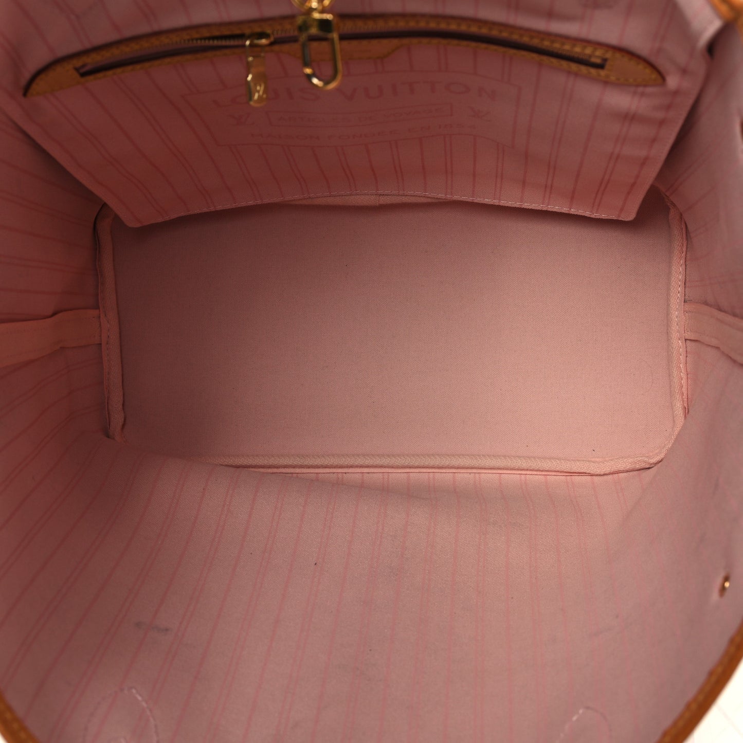 Damier Azur Neo Neverfull MM Rose Ballerine