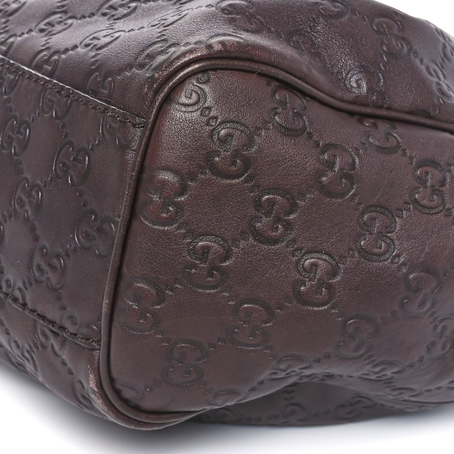 Guccissima Medium Sukey Tote Chocolate