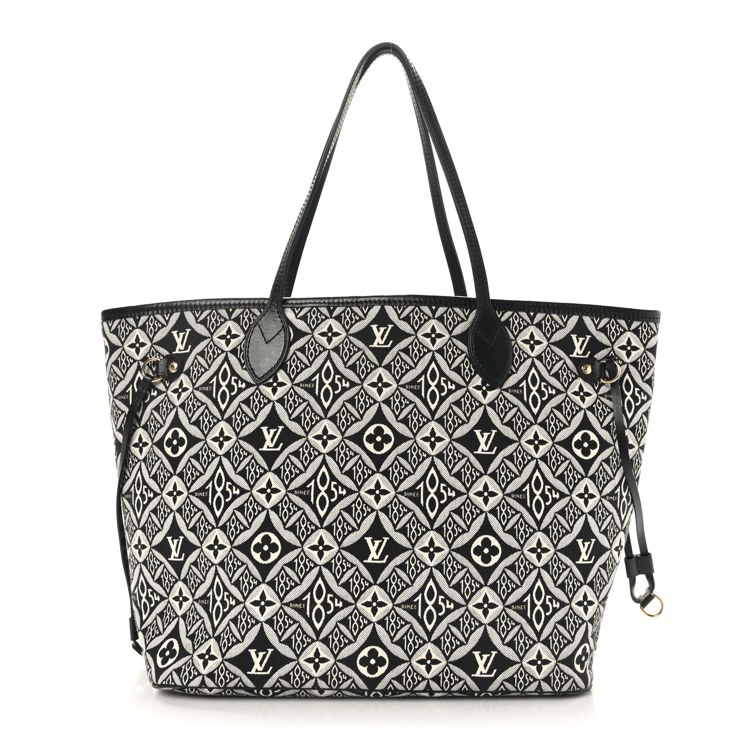 Louis Vuitton Jacquard Since 1854 Neverfull MM Grey 3 of 9