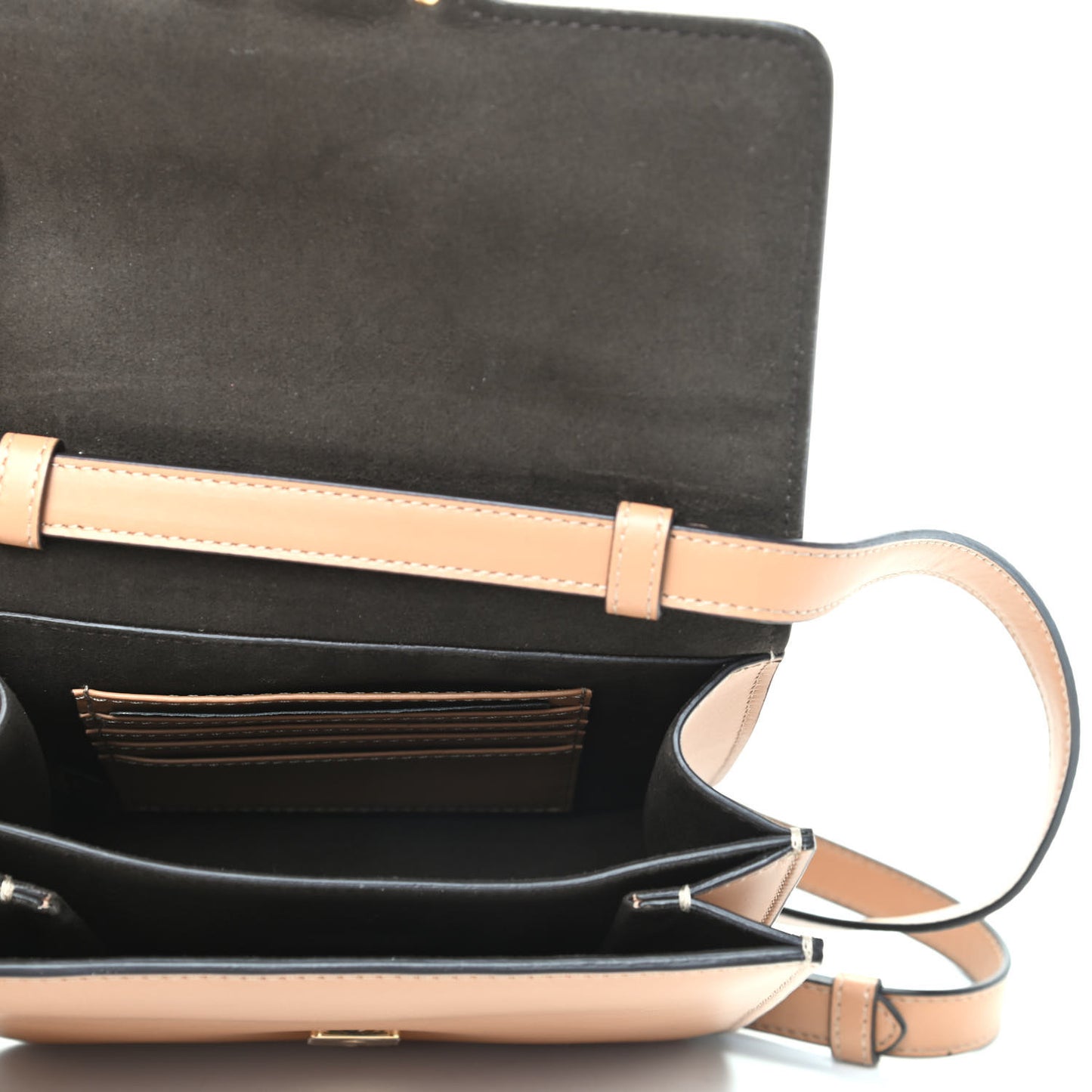 Vitello King Karligraphy Crossbody Bag Biscuit