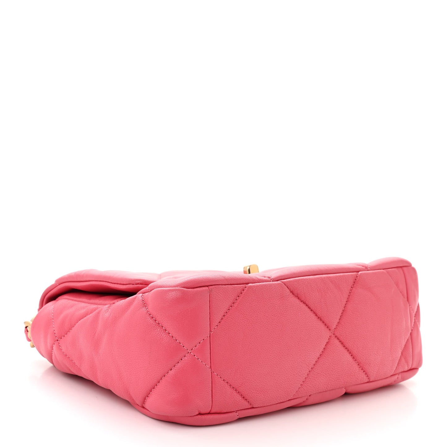 Lambskin Quilted Medium Chanel 19 Flap Pink