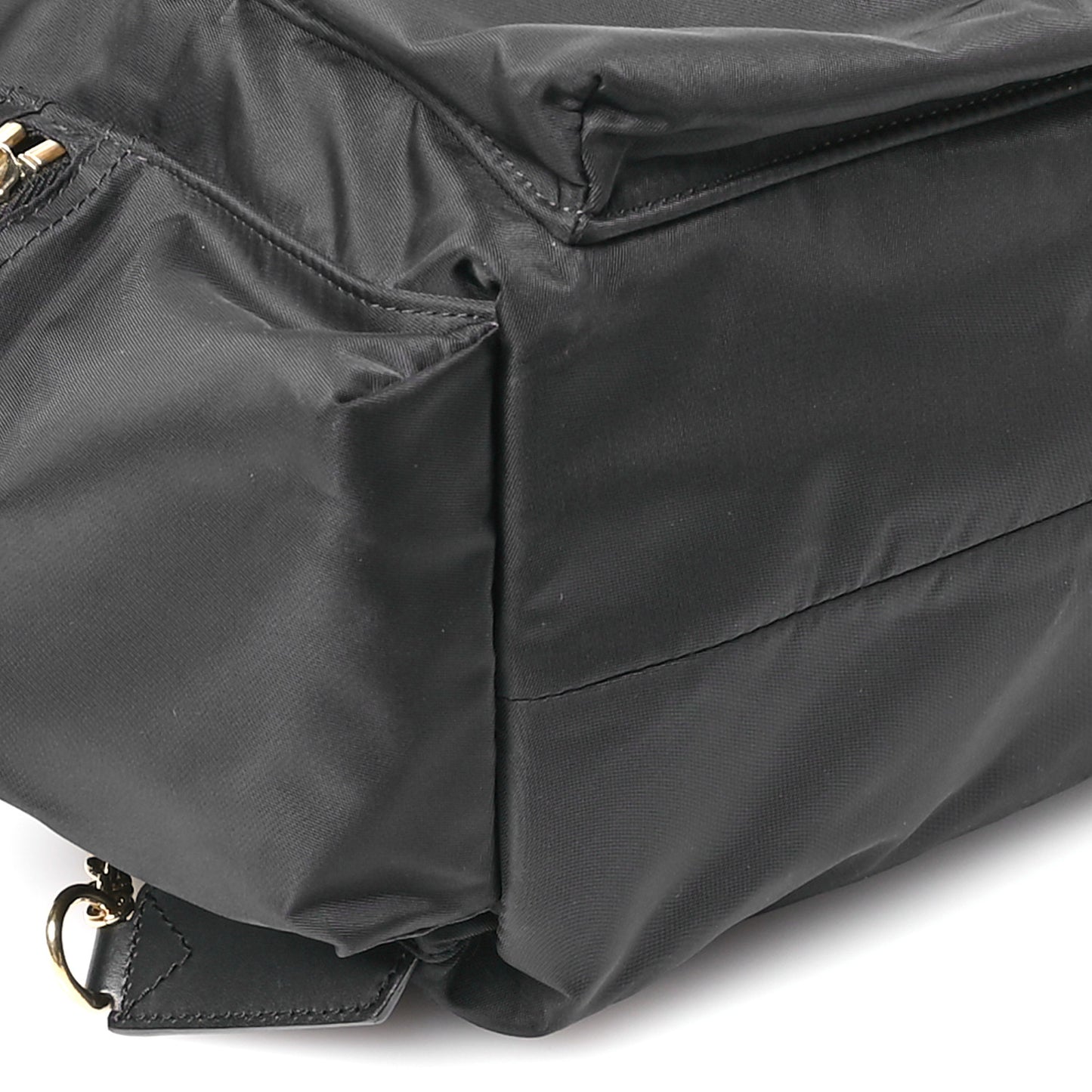 Nylon Large Rucksack Backpack Black
