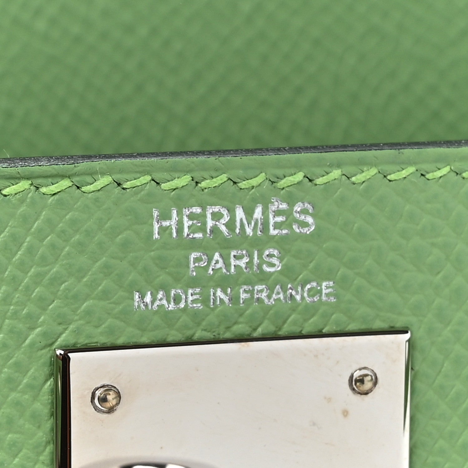 Hermes Epsom Kelly Sellier 28 Vert Criquet 6 of 10