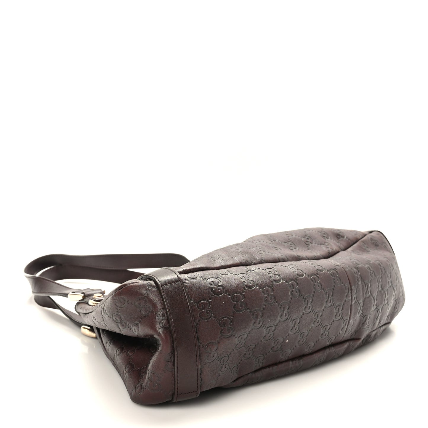 Guccissima Medium Abbey Shoulder Bag Chocolate