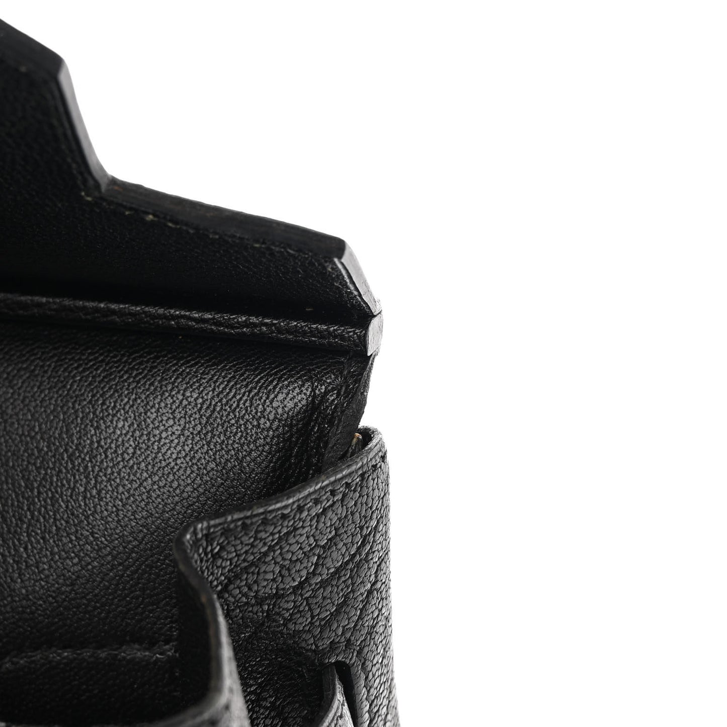 Chevre de Coromandel Birkin 35 Black