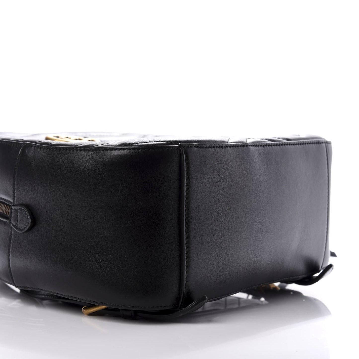 Calfskin Matelasse GG Marmont Dome Backpack Black