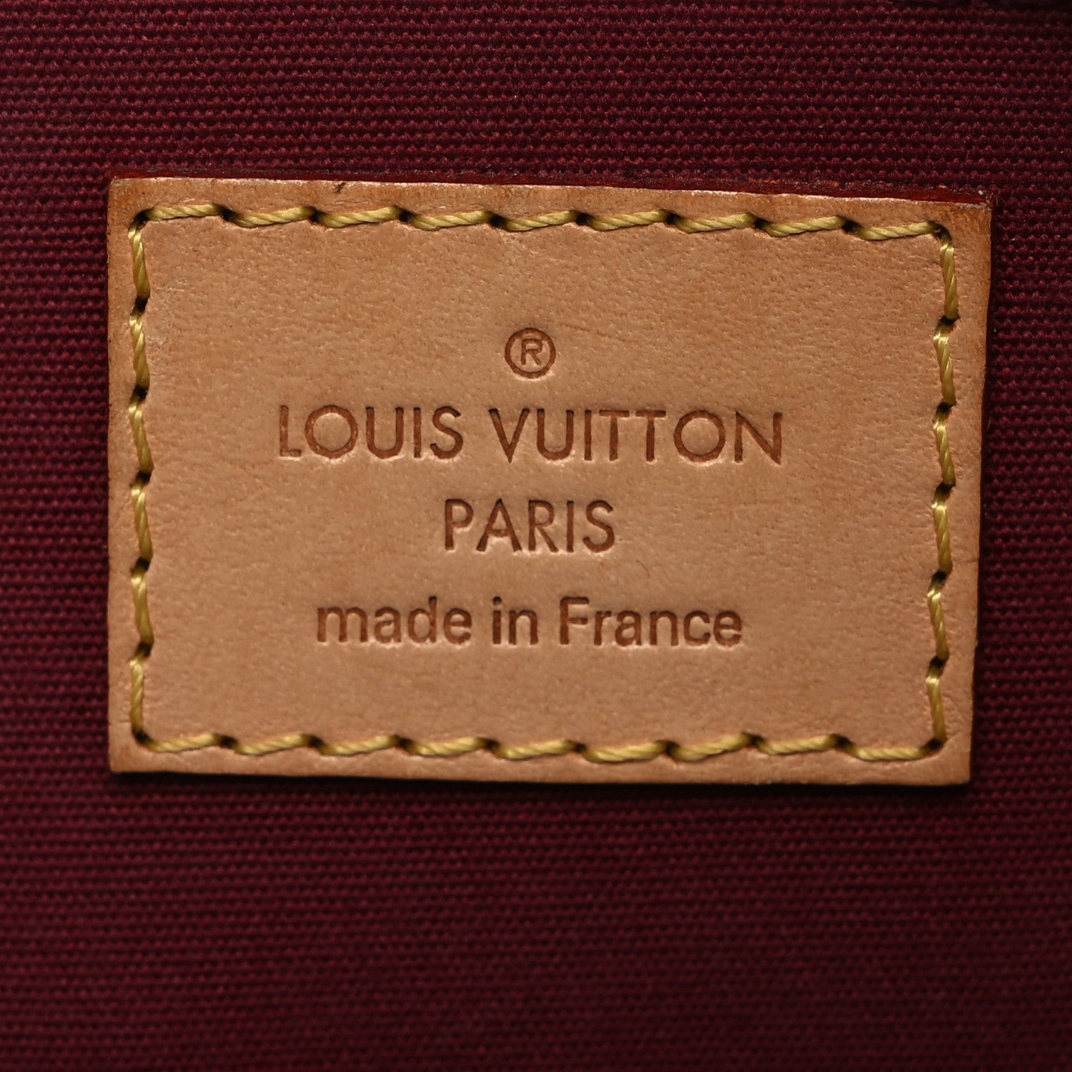 Louis Vuitton Vernis Alma BB Griotte 6 of 18