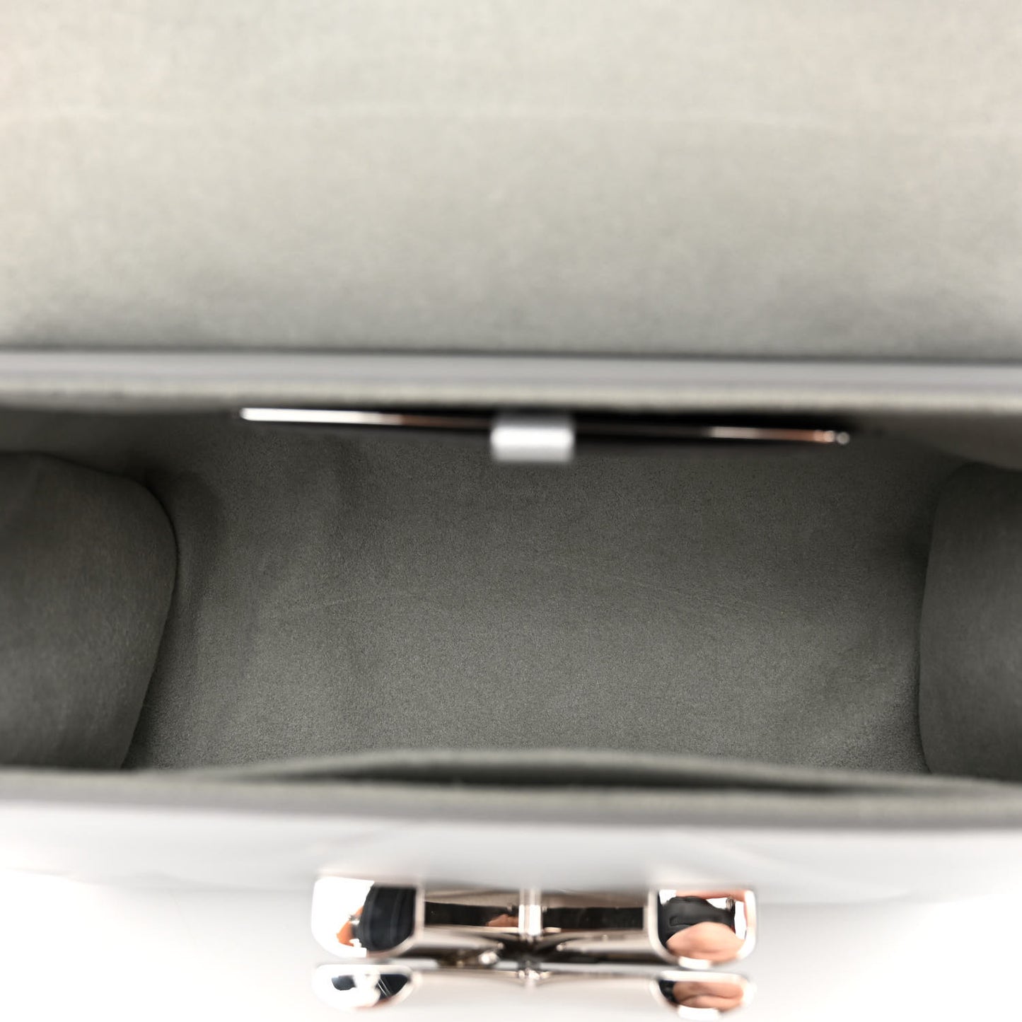 Metallic Calfskin Pillow Twist Shoulder Bag PM Silver