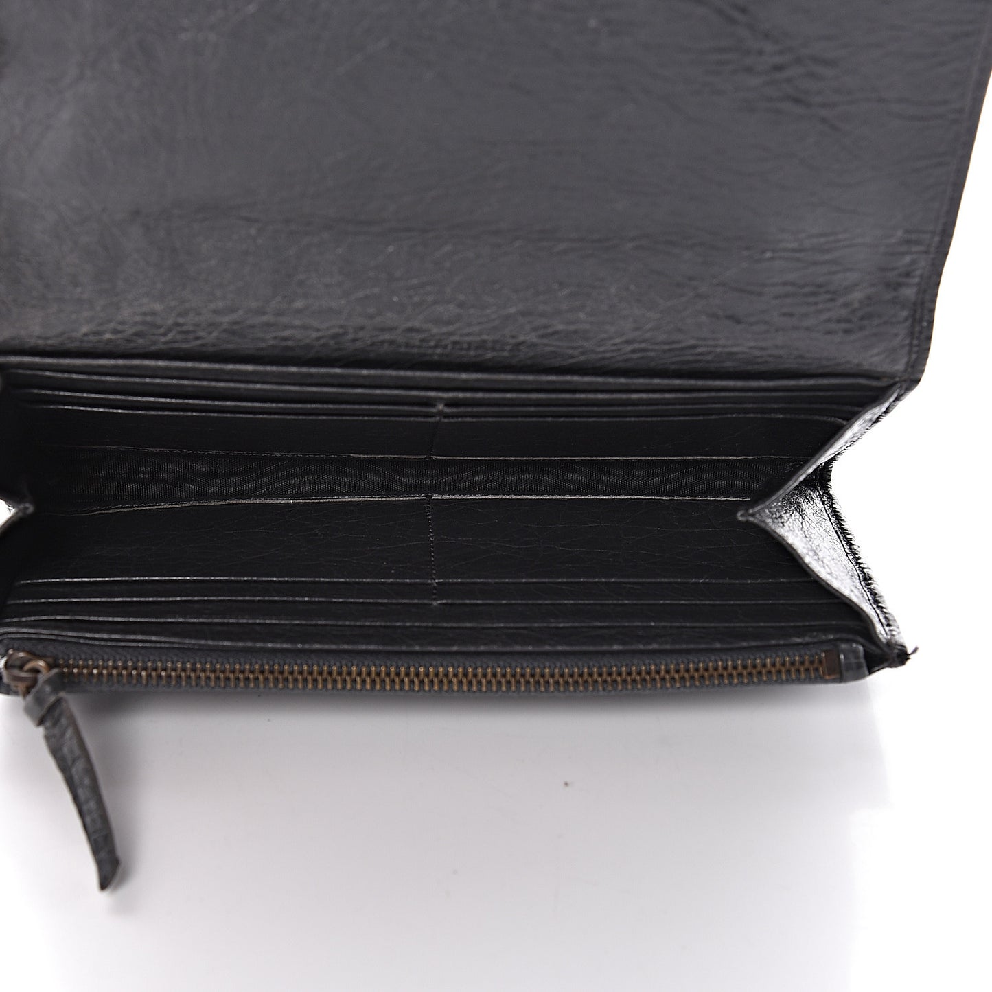 Agneau Classic Hardware Money Wallet Gris Fossile