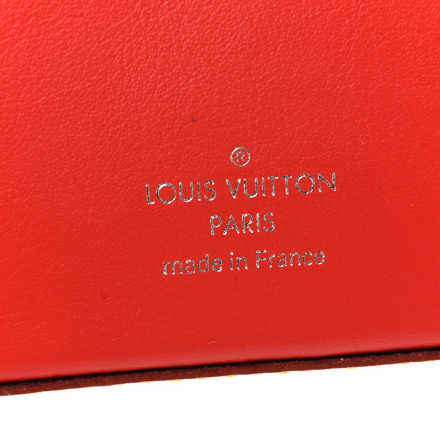 Monogram Elizabeth Pencil Pouch Rouge