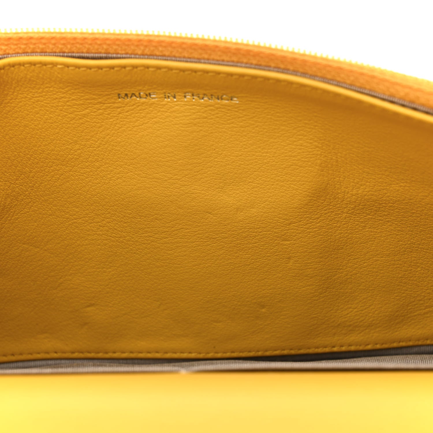 Chanel Caviar Sevruga Wallet on Chain WOC Yellow 11 of 15