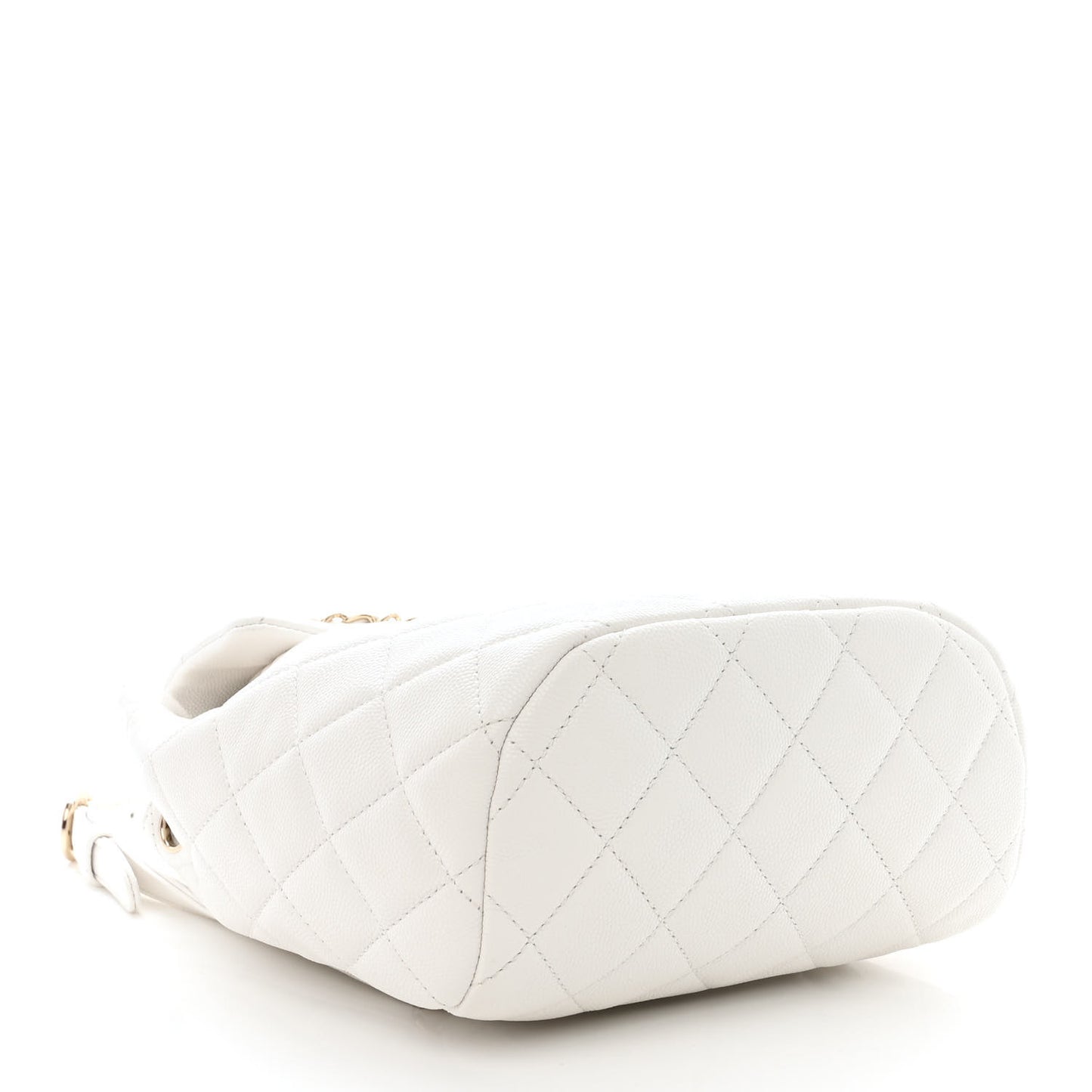 Caviar Quilted Urban Spirit Backpack White