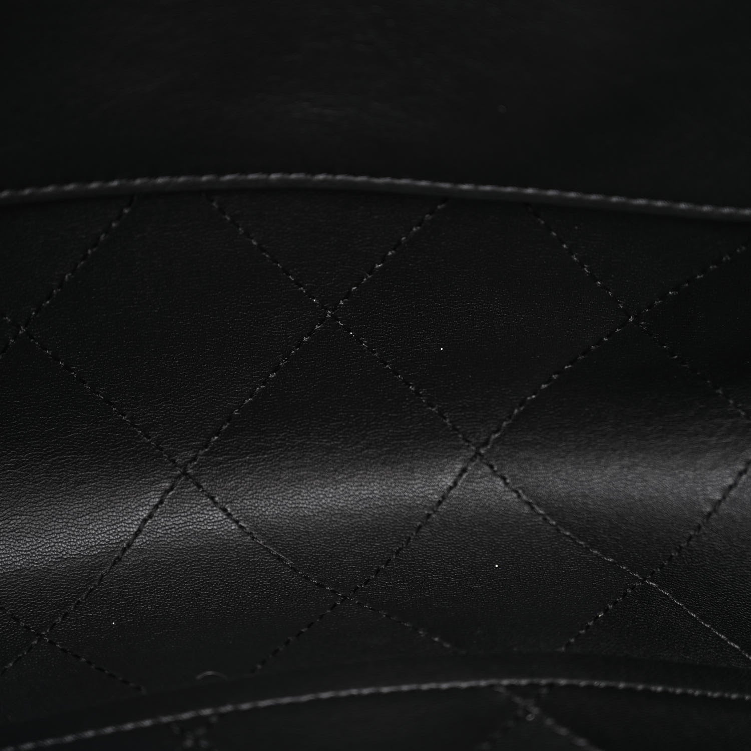 Chanel Calfskin Stitched Small Shopping Tote Black 12 of 12