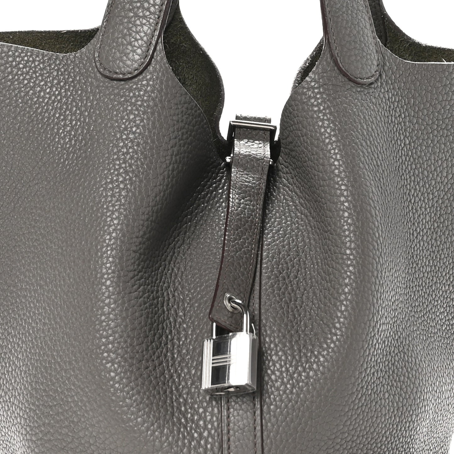Taurillon Clemence Picotin Lock 22 MM Etain