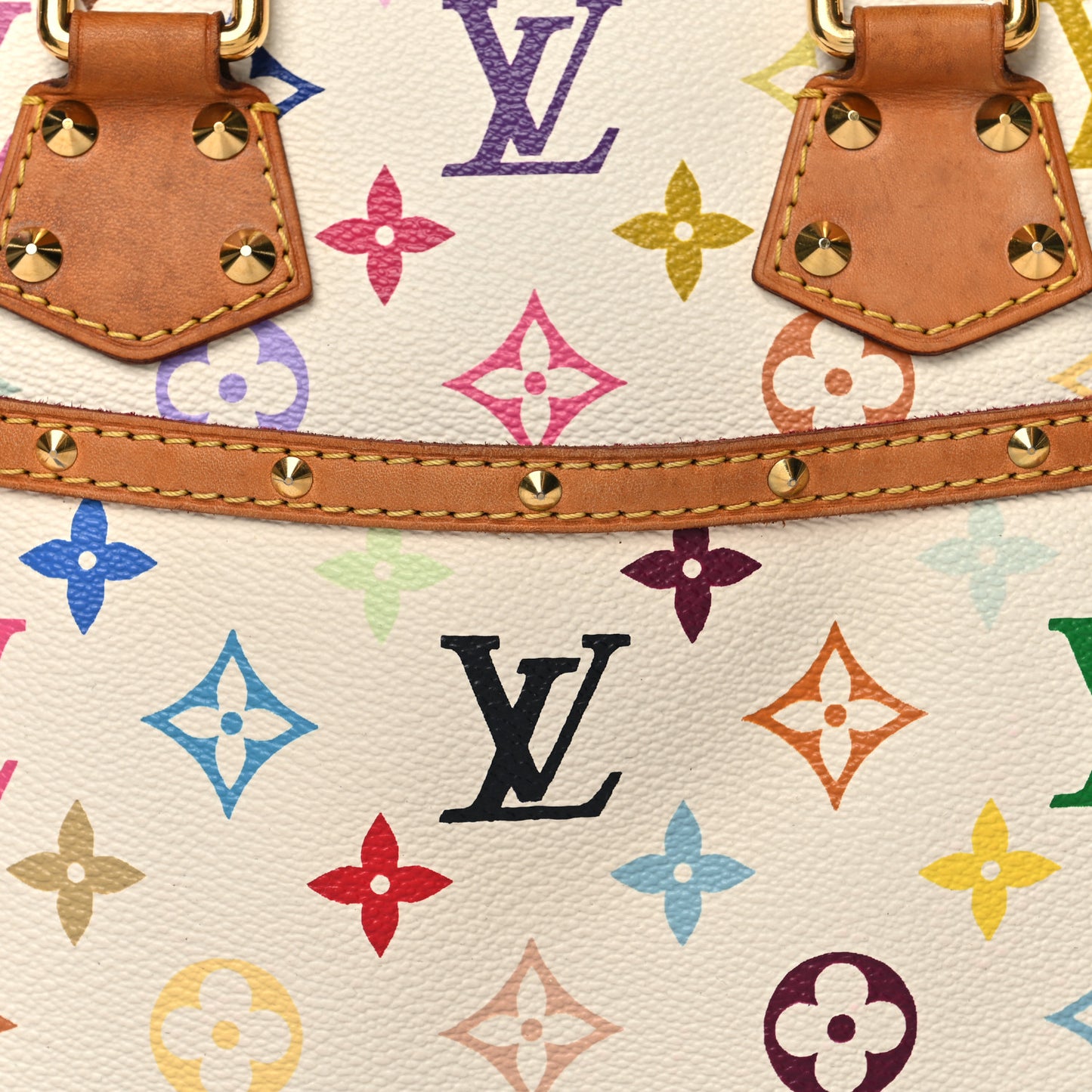 Monogram Multicolor Trouville White