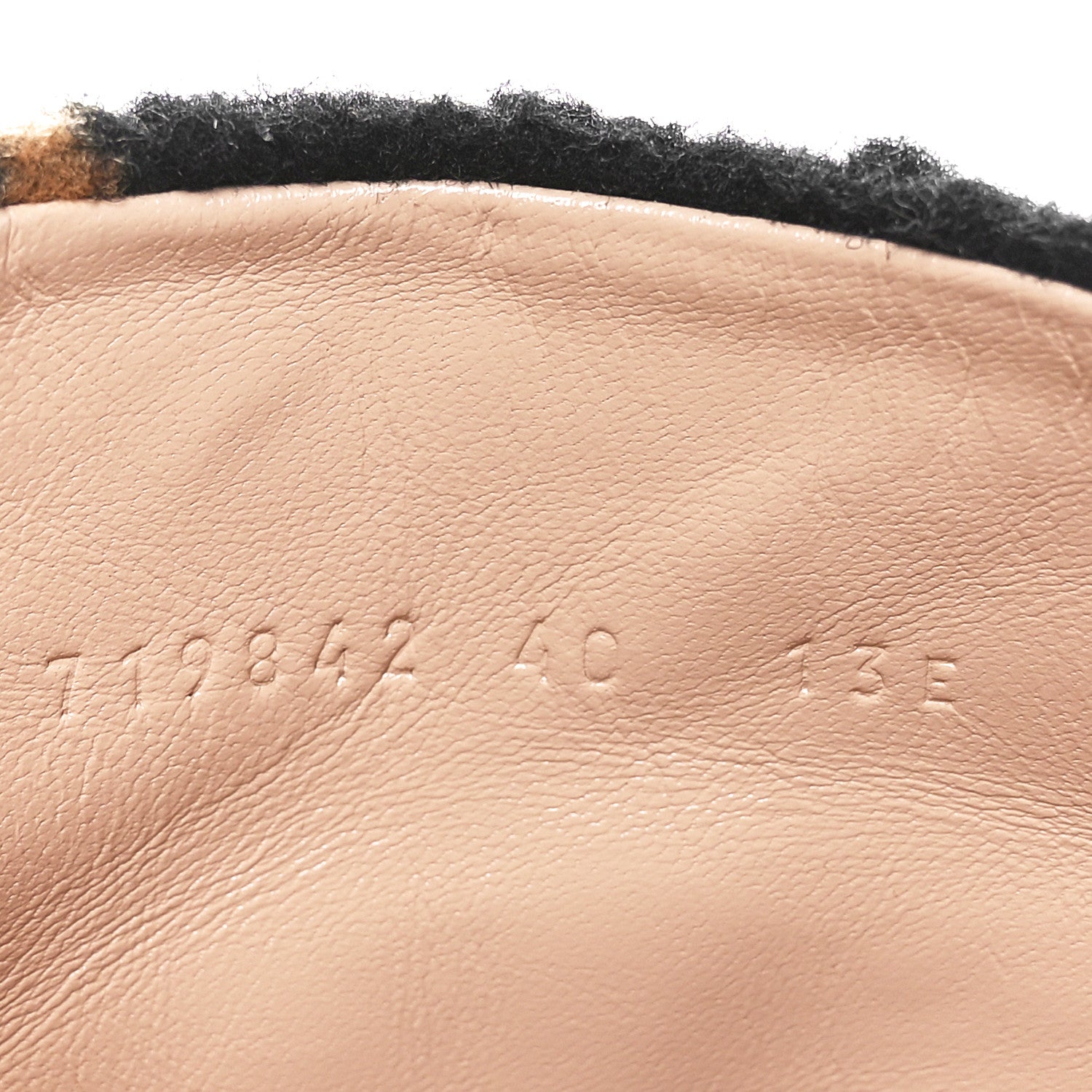 Gucci Faux Shearling Hooper GG Womens Ankle Boots 40 Black Natural Tan 7 of 8