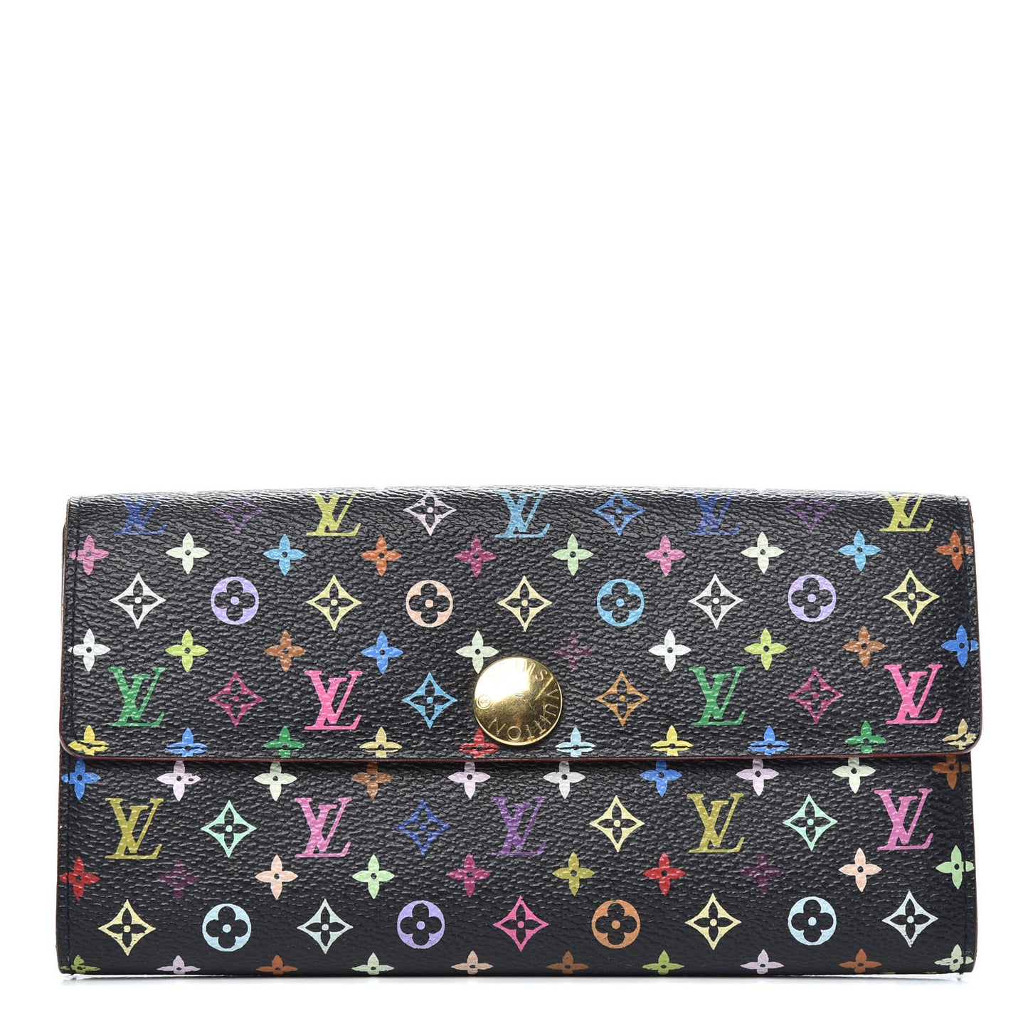 Monogram Multicolor Sarah Wallet Black