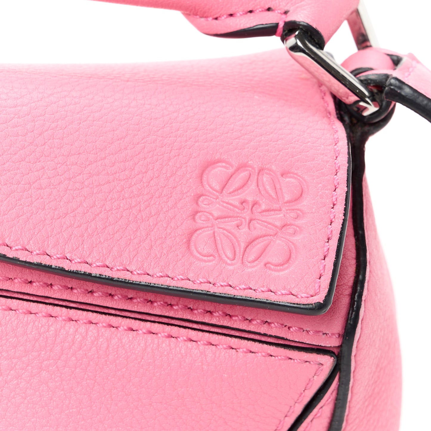 Calfskin Mini Puzzle Bag Wild Rose