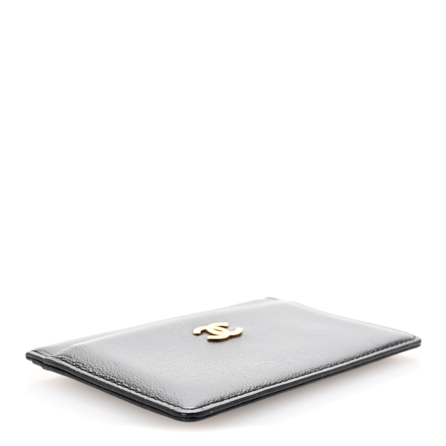Goatskin CC Card Holder Black