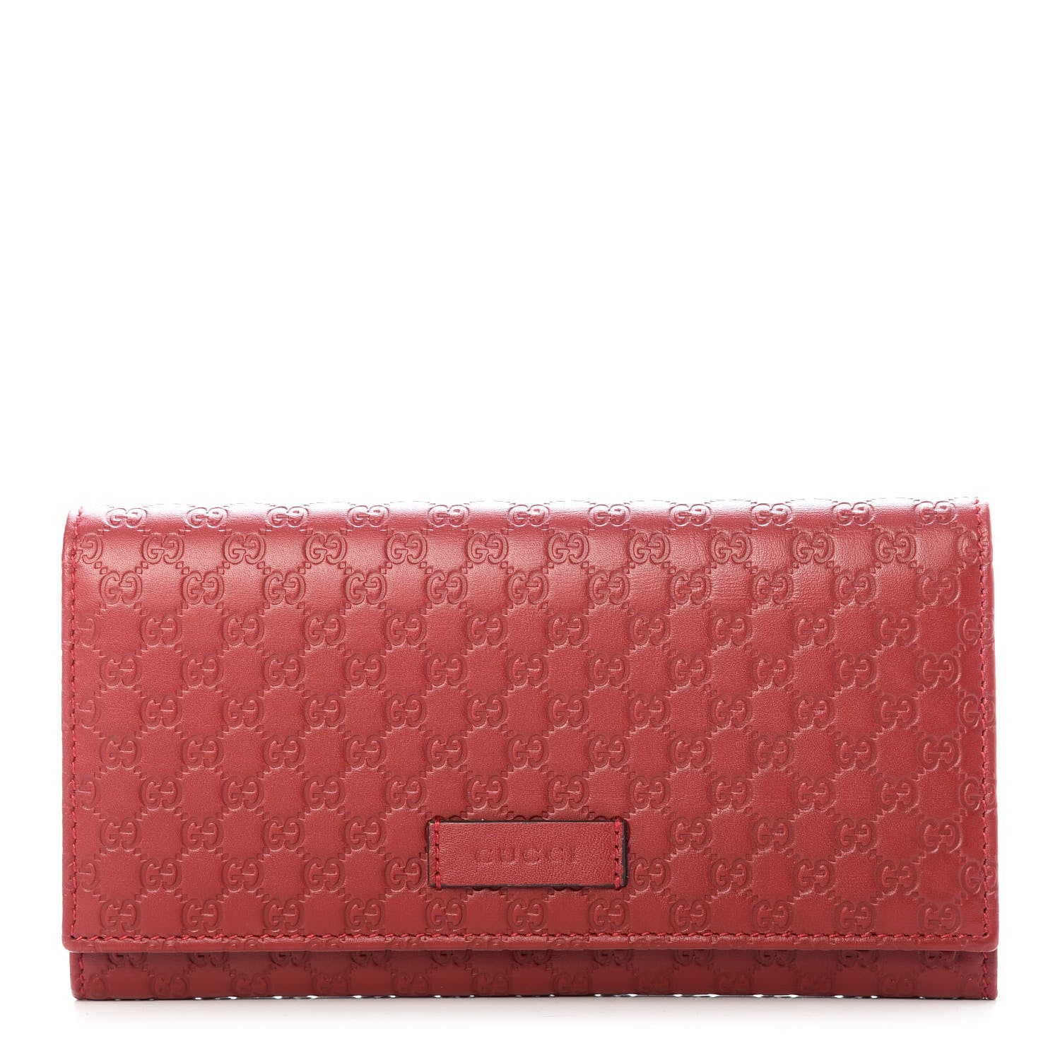Gucci Soft Microguccissima Continental Wallet Red 1 of 7