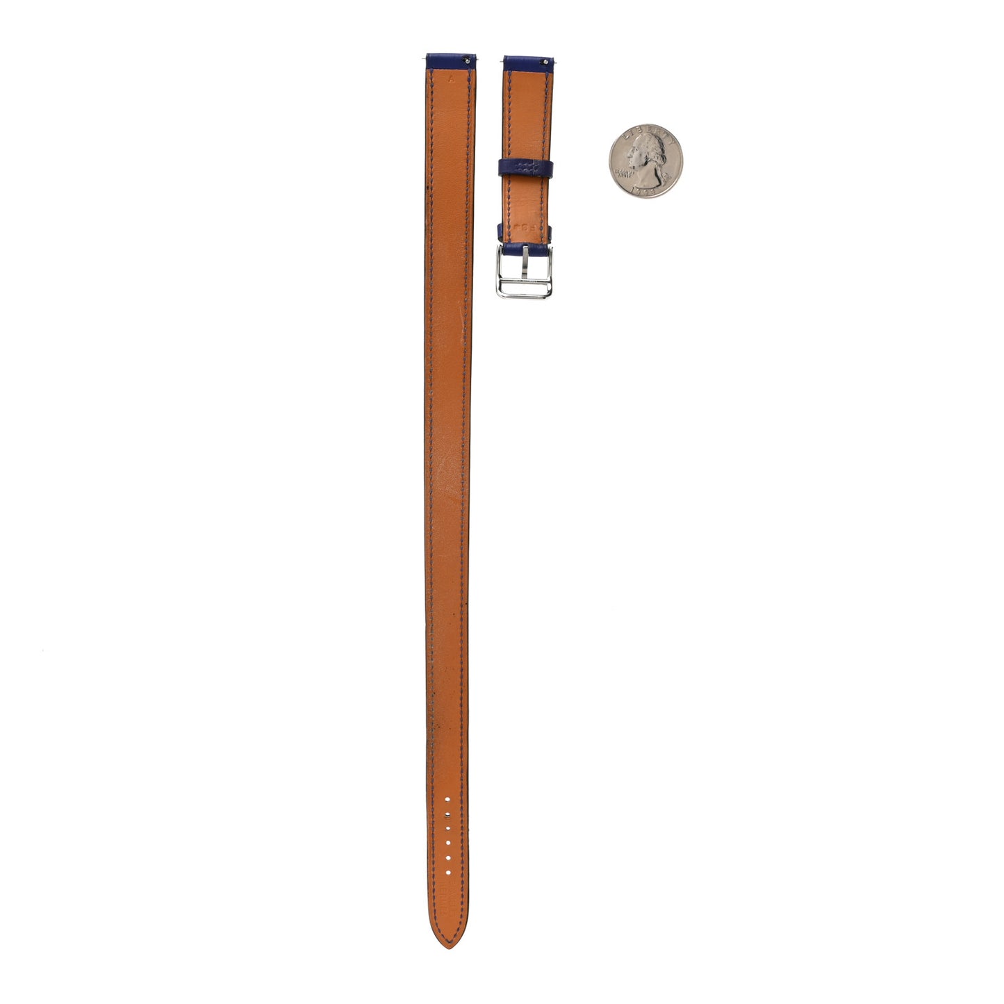Swift Heure H Hour Watch PM Double Tour Strap Bleu Electrique