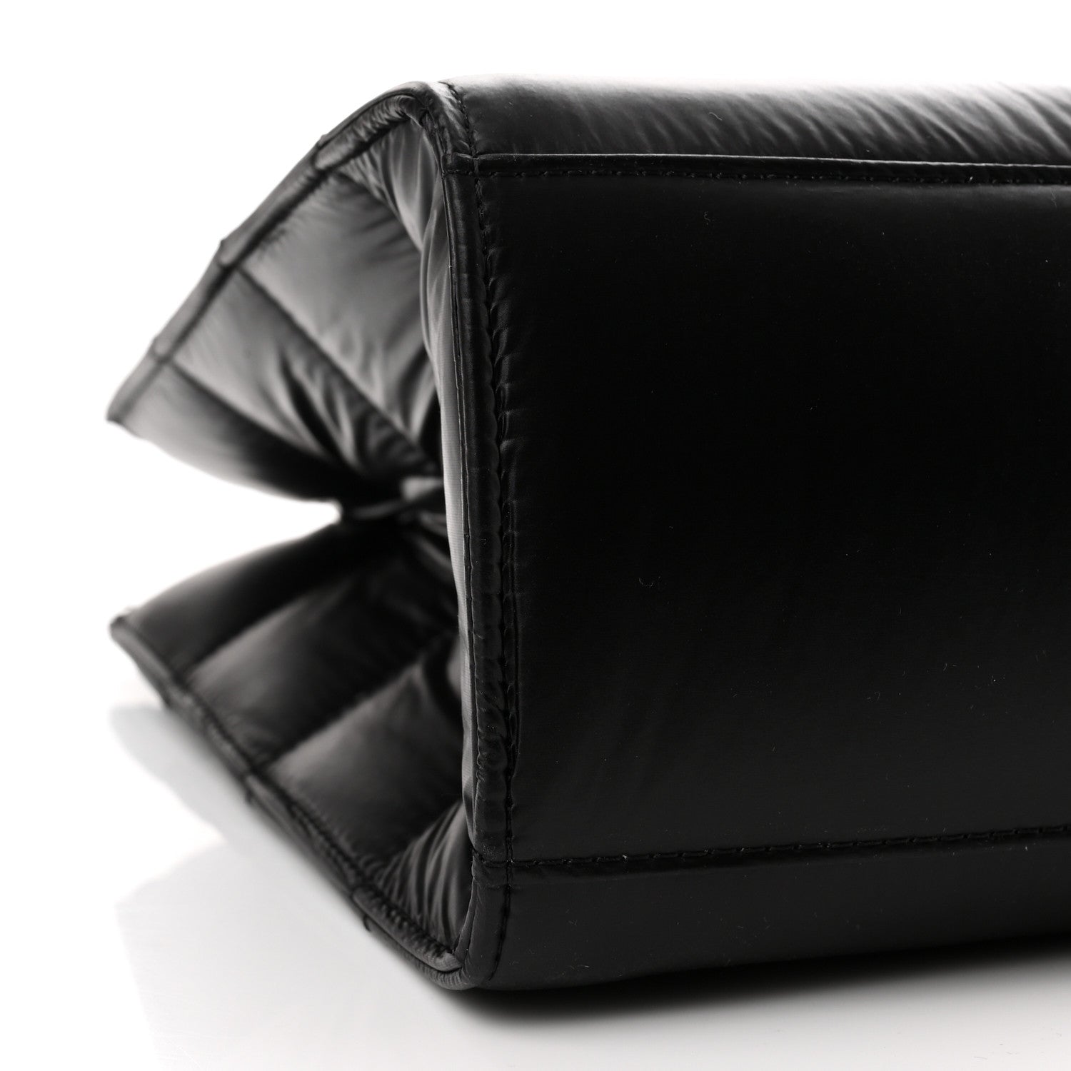 Telfar Nylon Medium Puff Shopping Bag Black 8 of 9