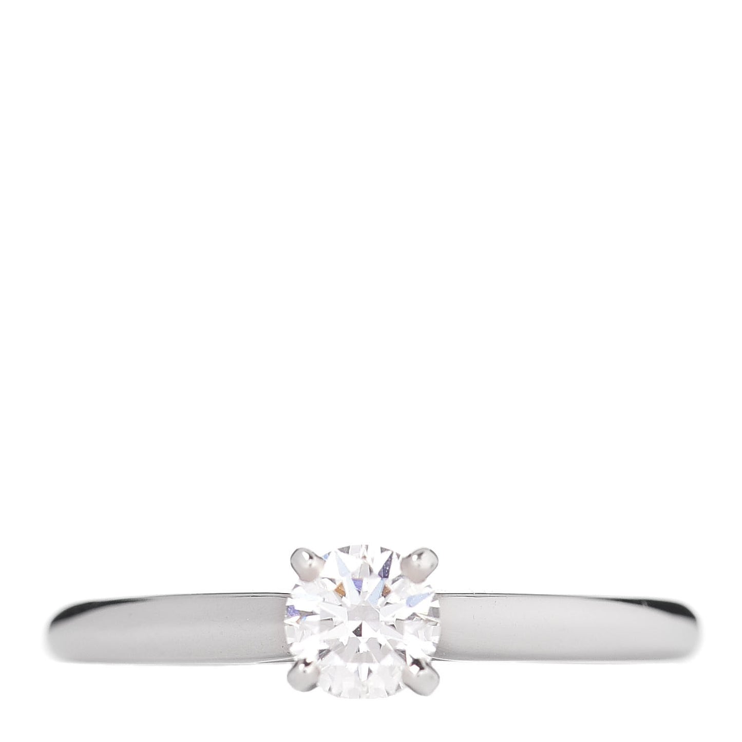 Platinum Diamond .35ct Solitaire Engagement Ring 51 5.75