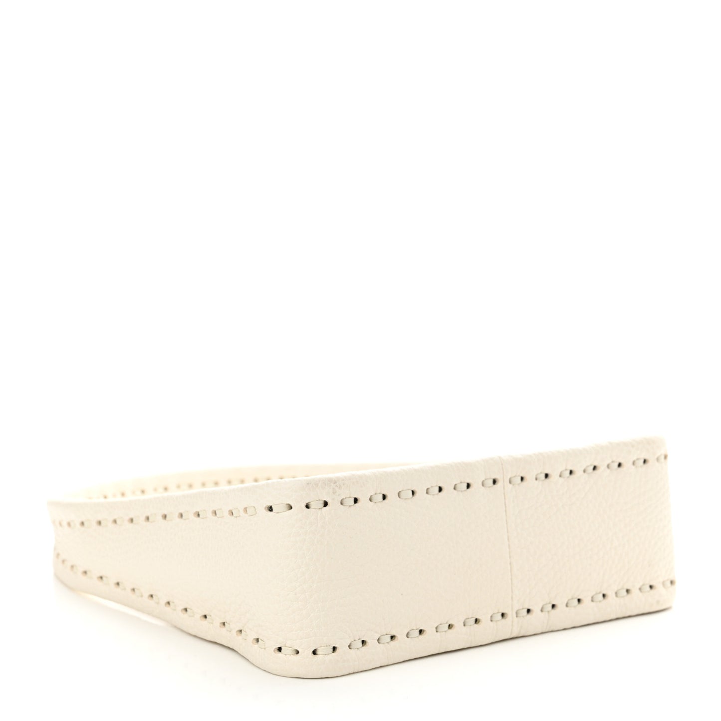 Cuoio Roma Sellerissima Nappa Sintetica Tape Stitch Mini Fendessence Shoulder Bag White