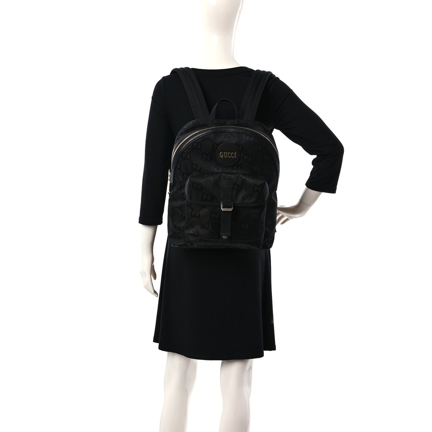 Econyl Nylon Monogram Off The Grid Backpack Black