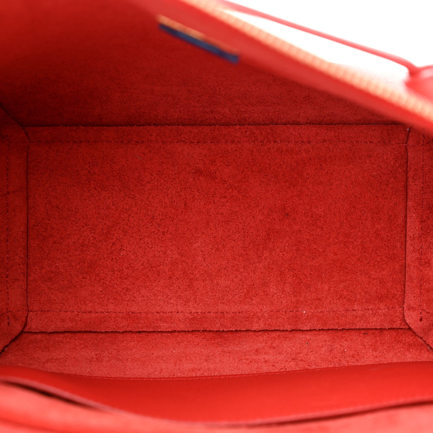 Baby Grained Calfskin Micro Belt Bag Poppy