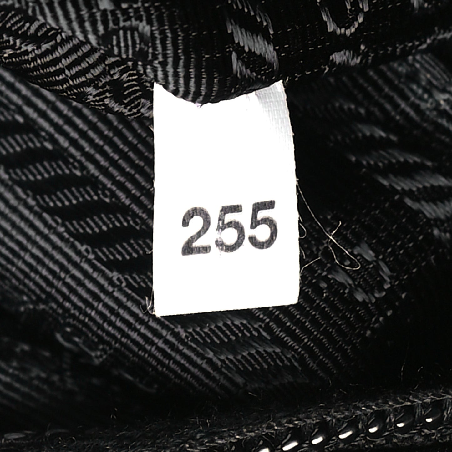 Tessuto Nylon Triangle Shoulder Bag Black