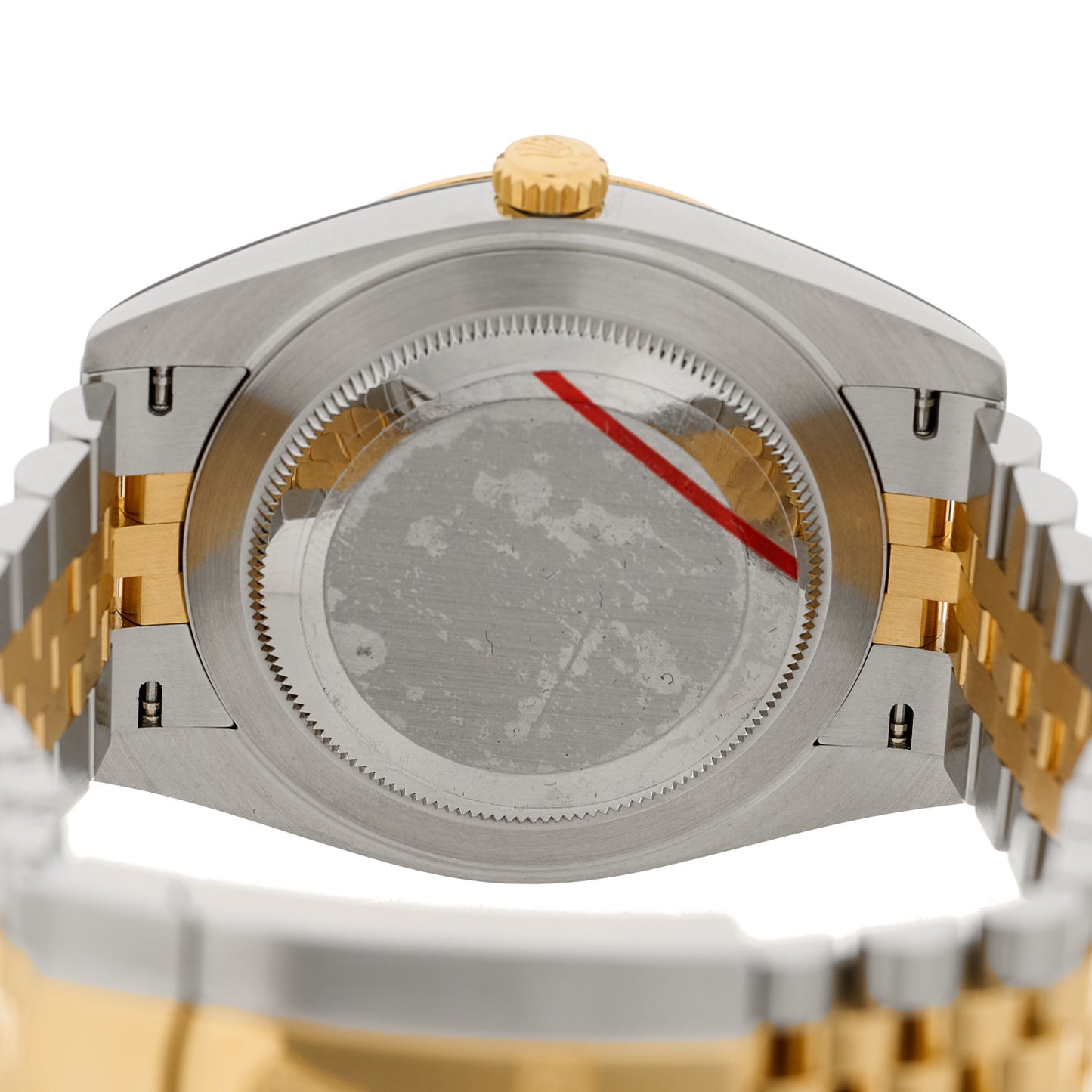 Stainless Steel 18K Yellow Gold Diamond 41mm Oyster Perpetual Datejust Watch Black 126333