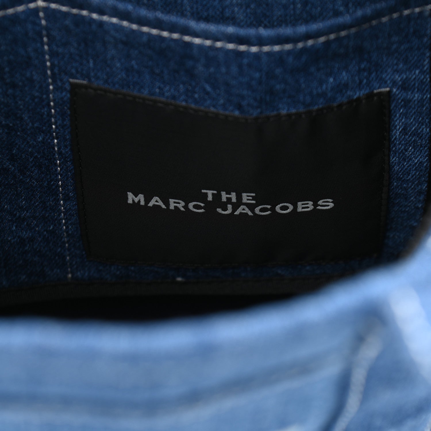 Marc Jacobs Denim Canvas Medium The Tote Bag Blue 6 of 9