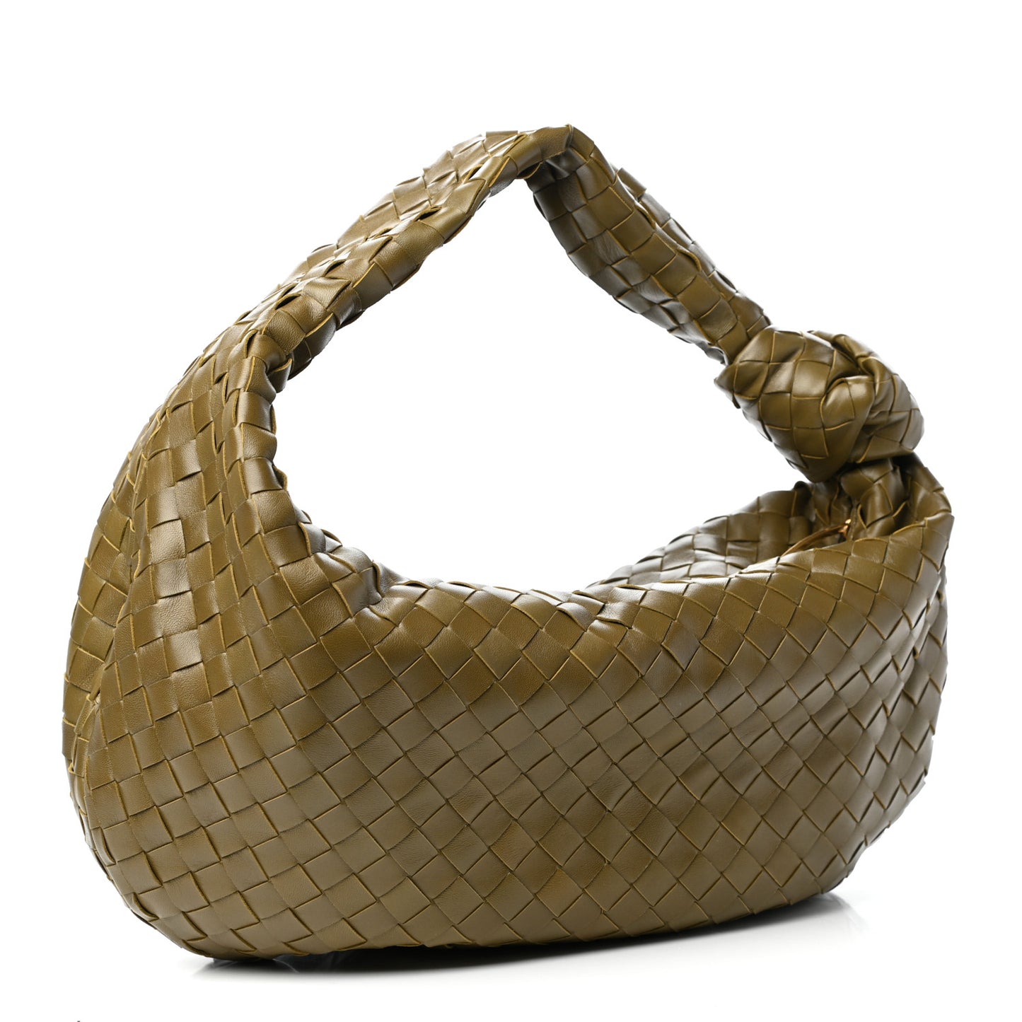 Nappa Intrecciato Jodie Hobo Mud