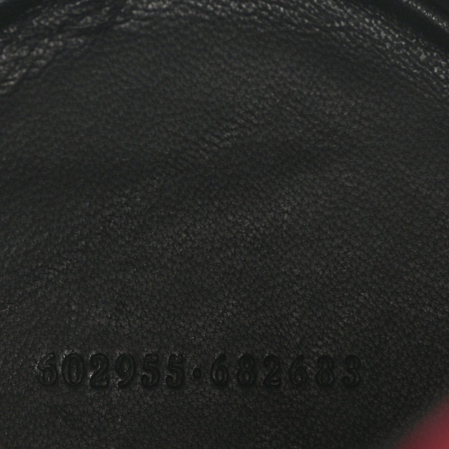 Metallic Calfskin Crystal Micro Curve Bucket Bag Red