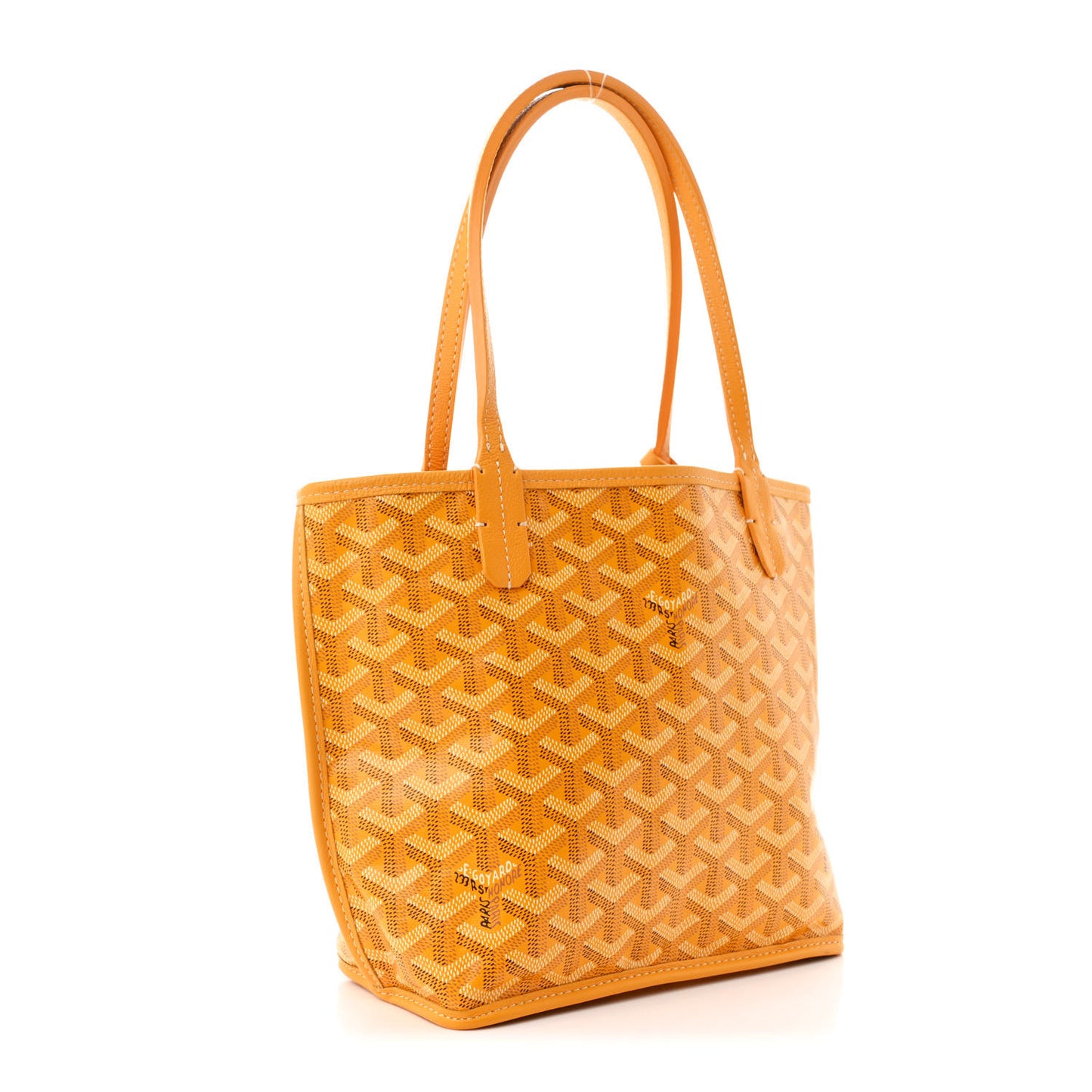 Goyardine Reversible Mini Anjou Yellow