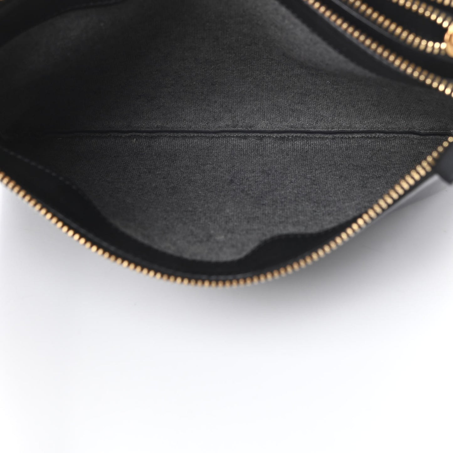 Goatskin Large Trio Crossbody Bag Black
