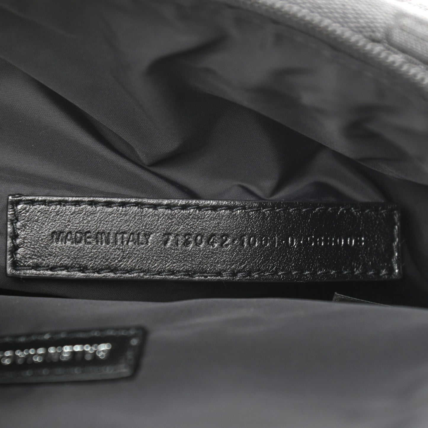 Canvas BB Monogram Medium Signature Beltpack Black
