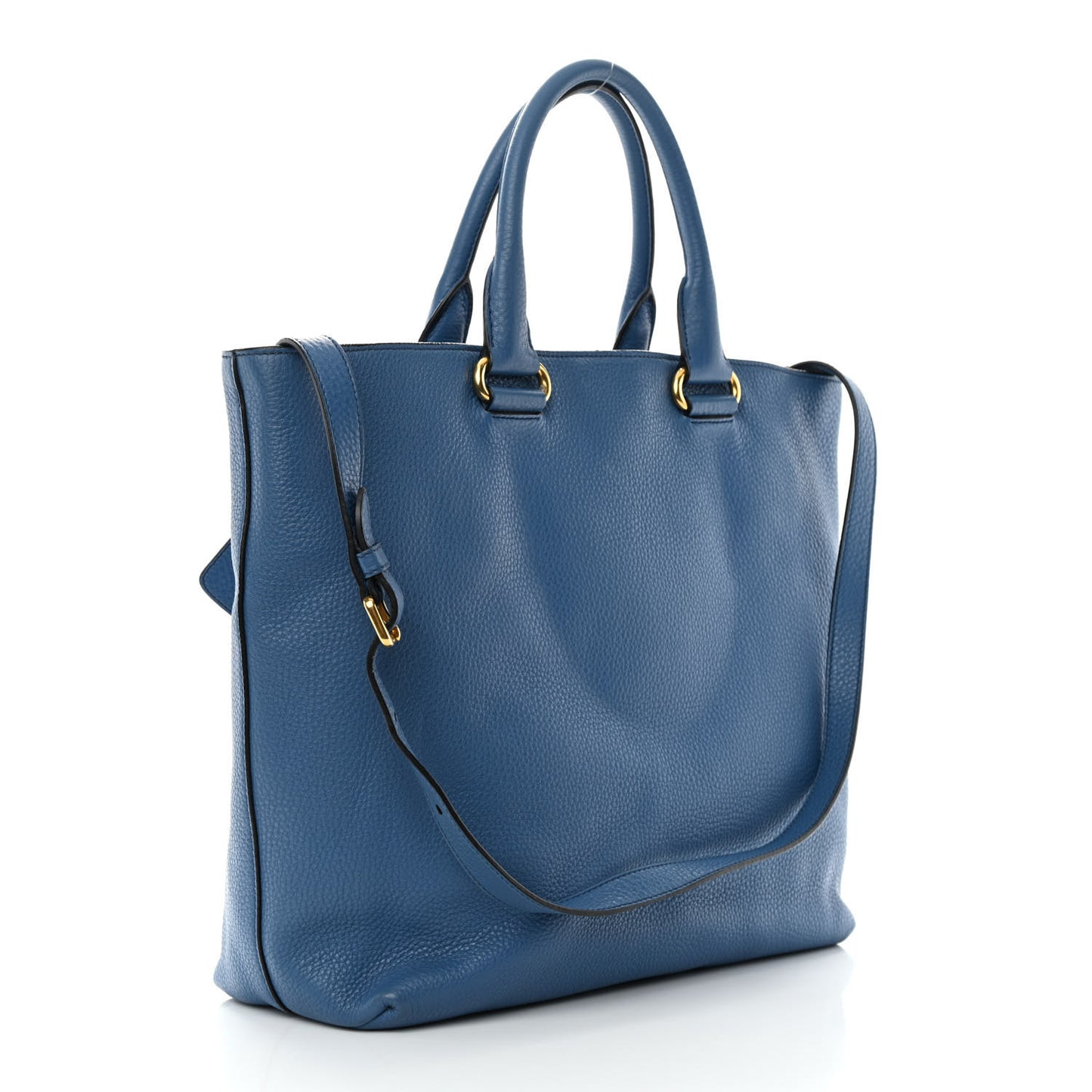 Vitello Daino Shopping Tote Inchiostro