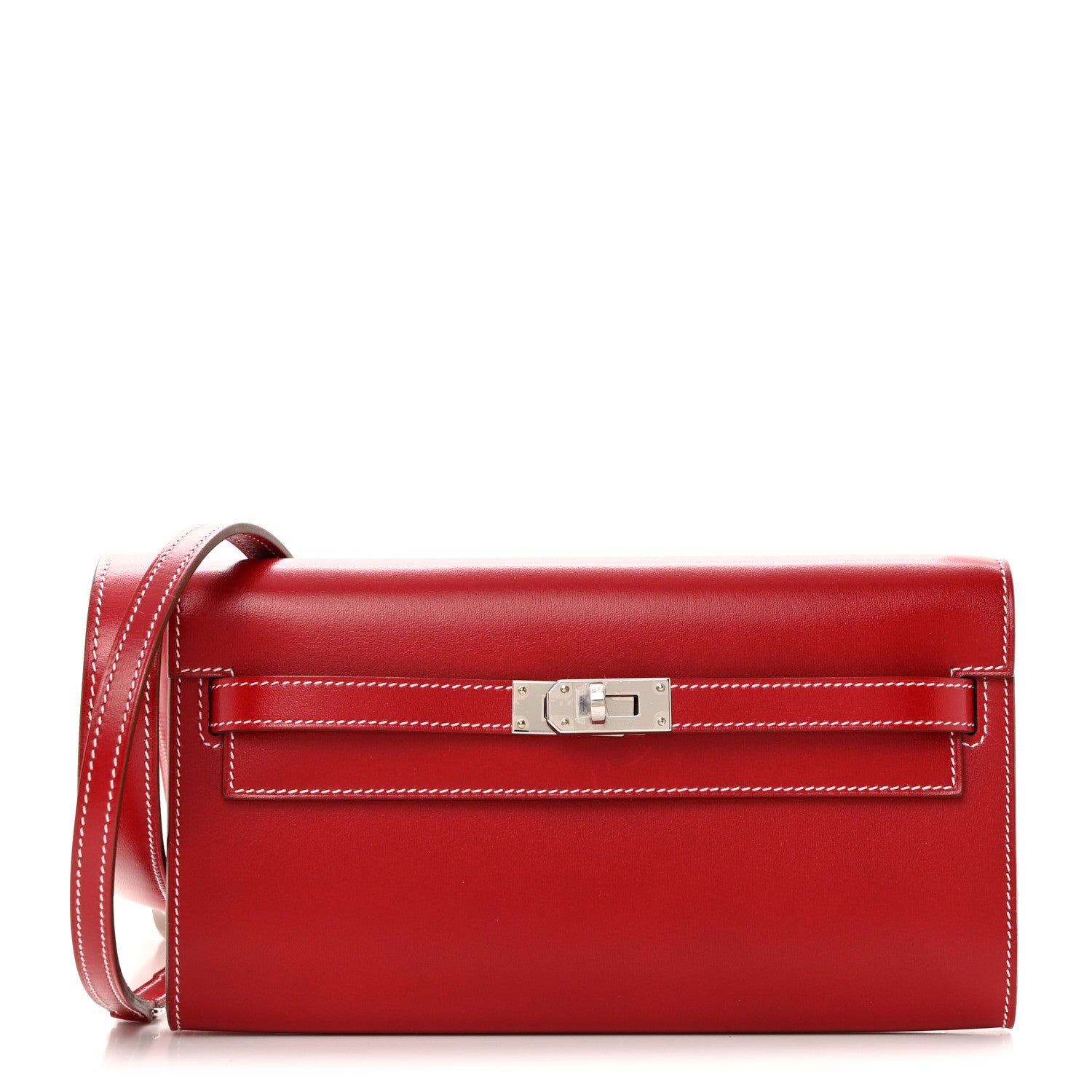 Hermes Box Kelly Wallet To Go Rock Rouge Piment 1559003 – FASHIONPHILE