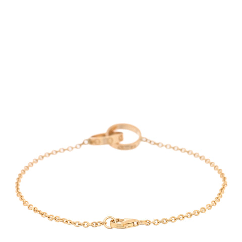 18K Yellow Gold Interlocking LOVE Bracelet