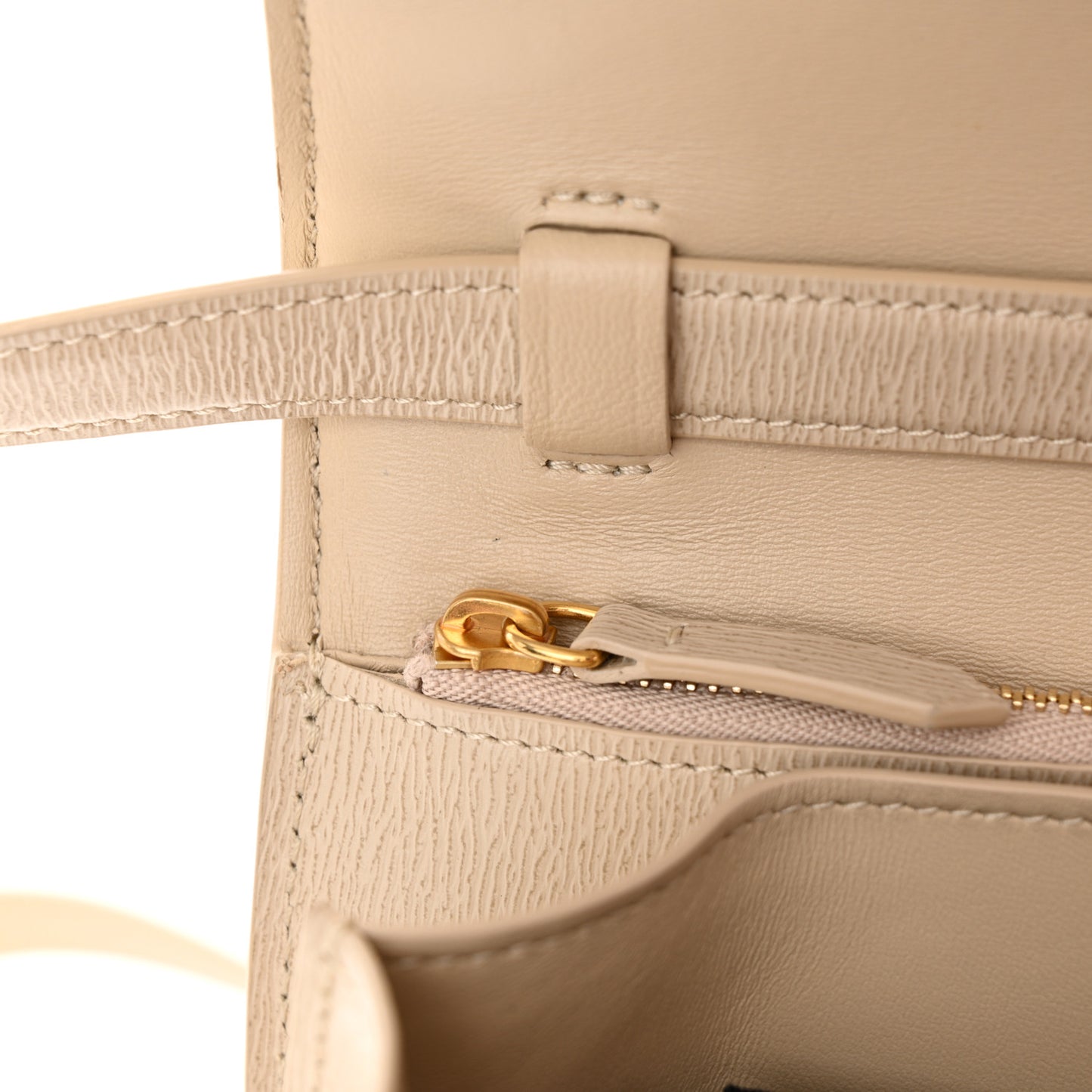Liege Calfskin Medium Classic Box Flap Bag Linen