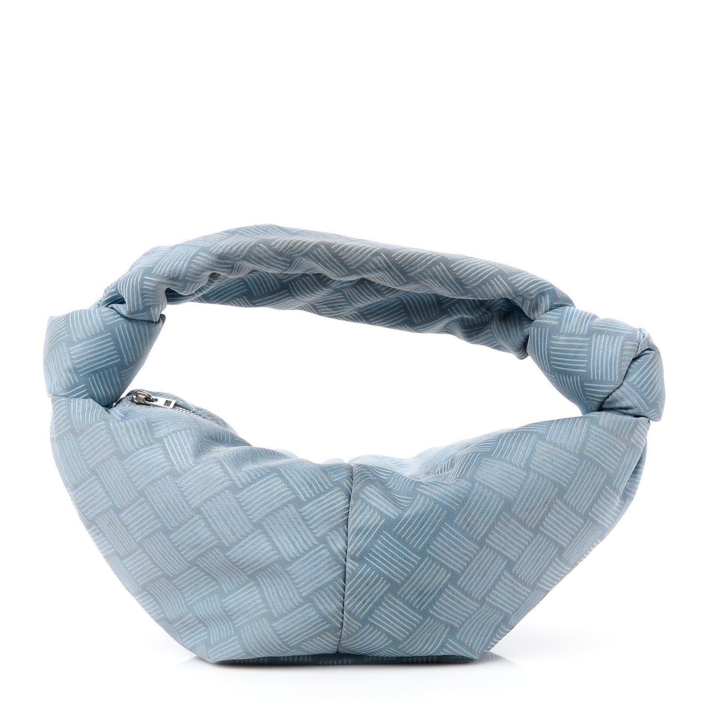 Jacquard Mini Double Knot Bag Bubble Silver