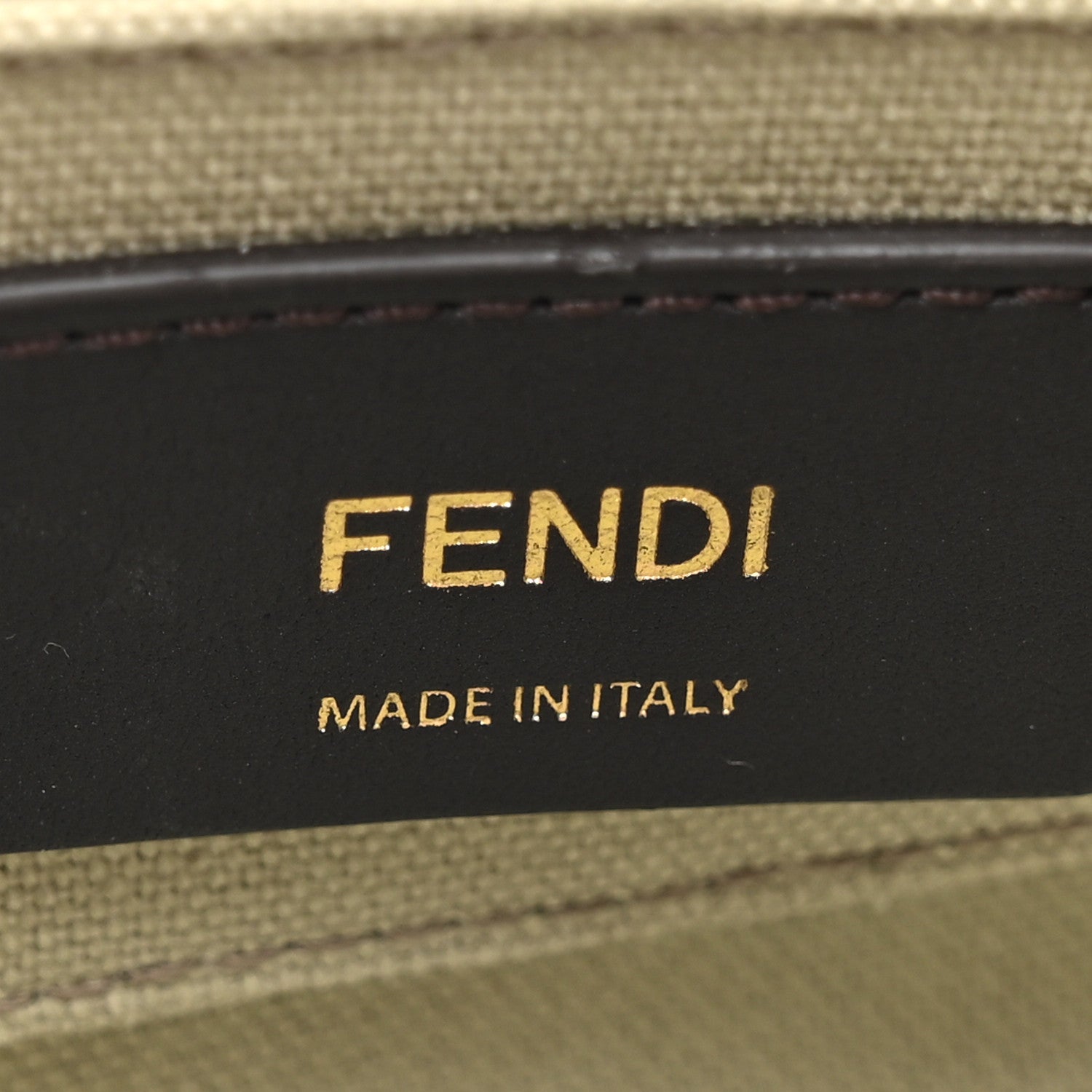 Fendi Canvas Vitello King Plexiglass Logo Embroidered Mini By The Way Top Handle Boston Bag Green Tea 6 of 10