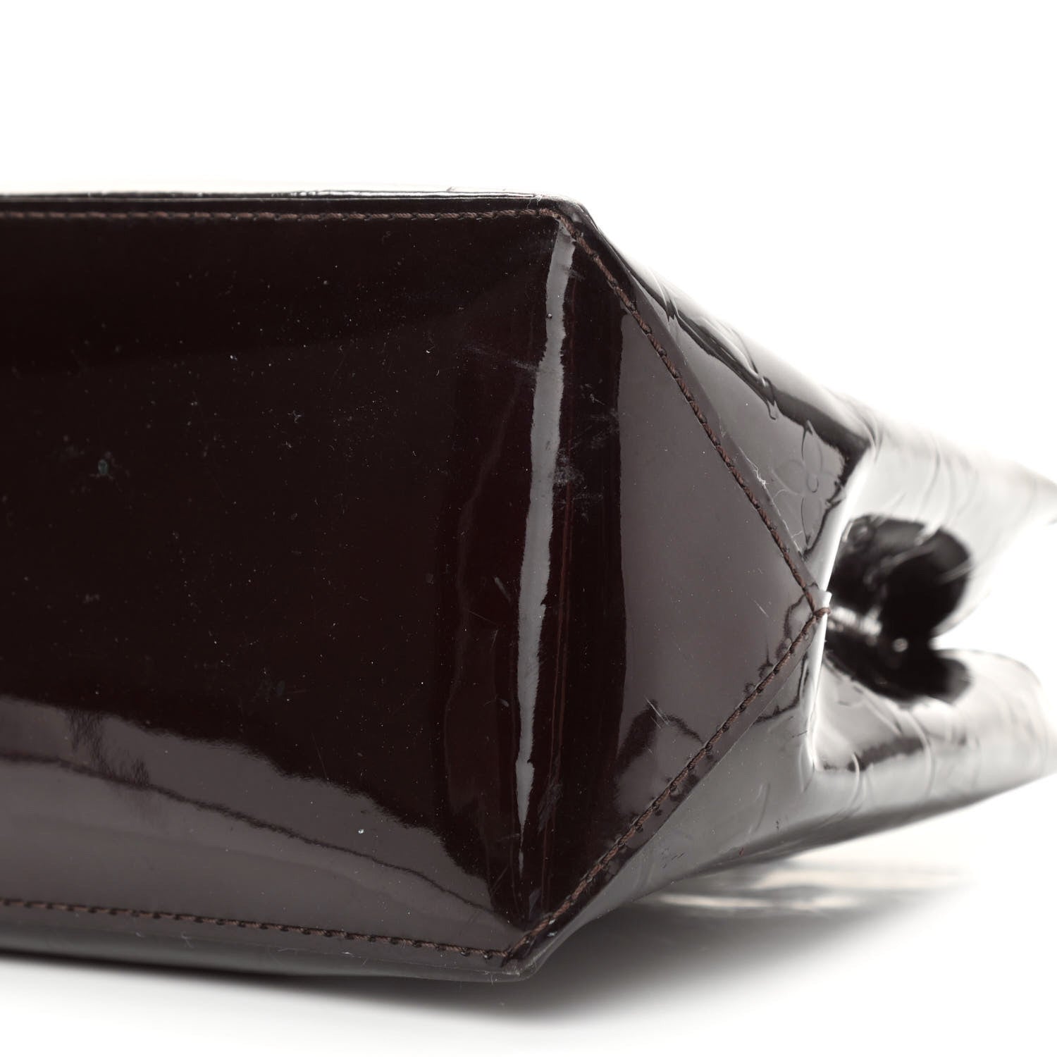 Louis Vuitton Vernis Wilshire PM Amarante 8 of 9