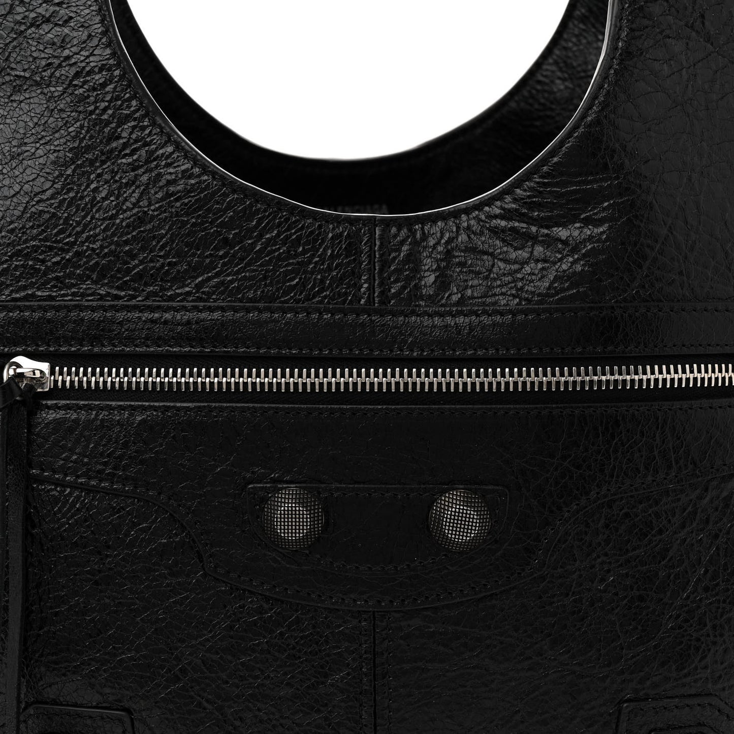 Agneau Arena Medium Le Cagole Carry All Bag Black