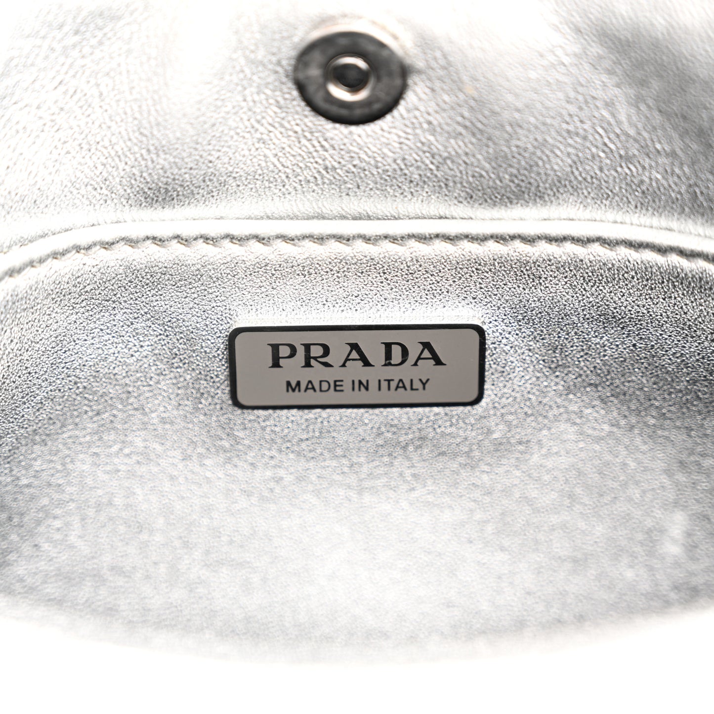 Spazzolato Cleo Shoulder Bag Argento