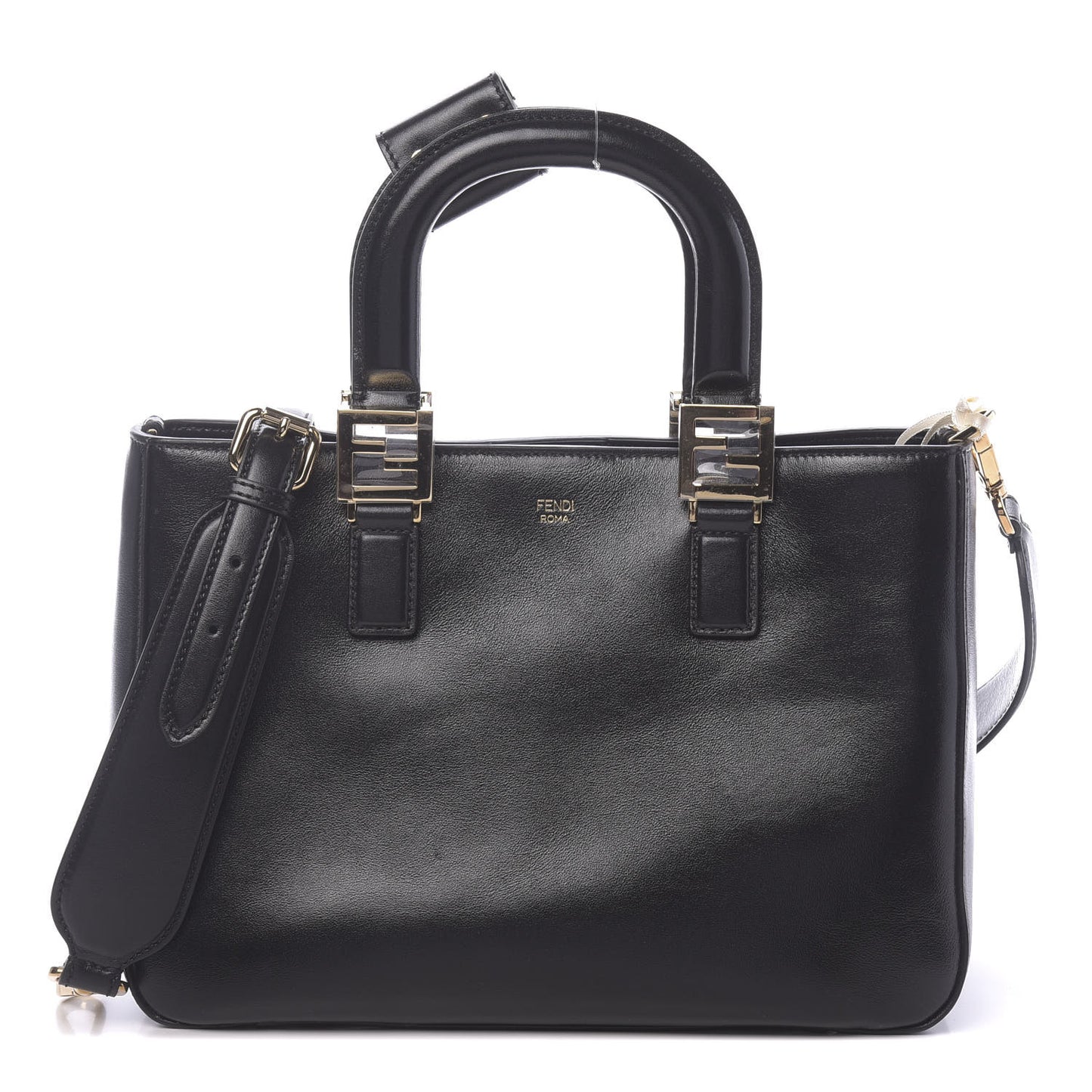 Vitello Glacier Small FF Tote Black